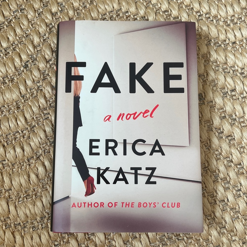 FAKE By Erica Katz Hardcover flawless